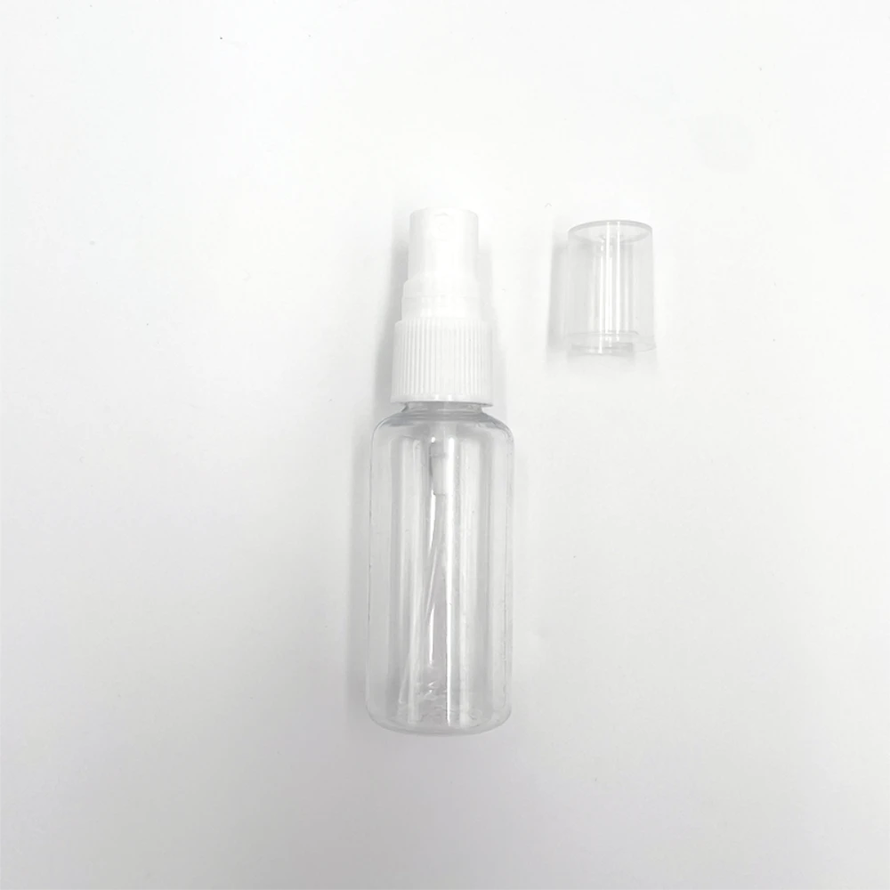 Akvarelpensler sæt, mix 5 Gennemsigtig plastiksprayflaske med hvid pumpe og aftageligt låg, ideel til vand eller flydende medier i kreativt arbejde.